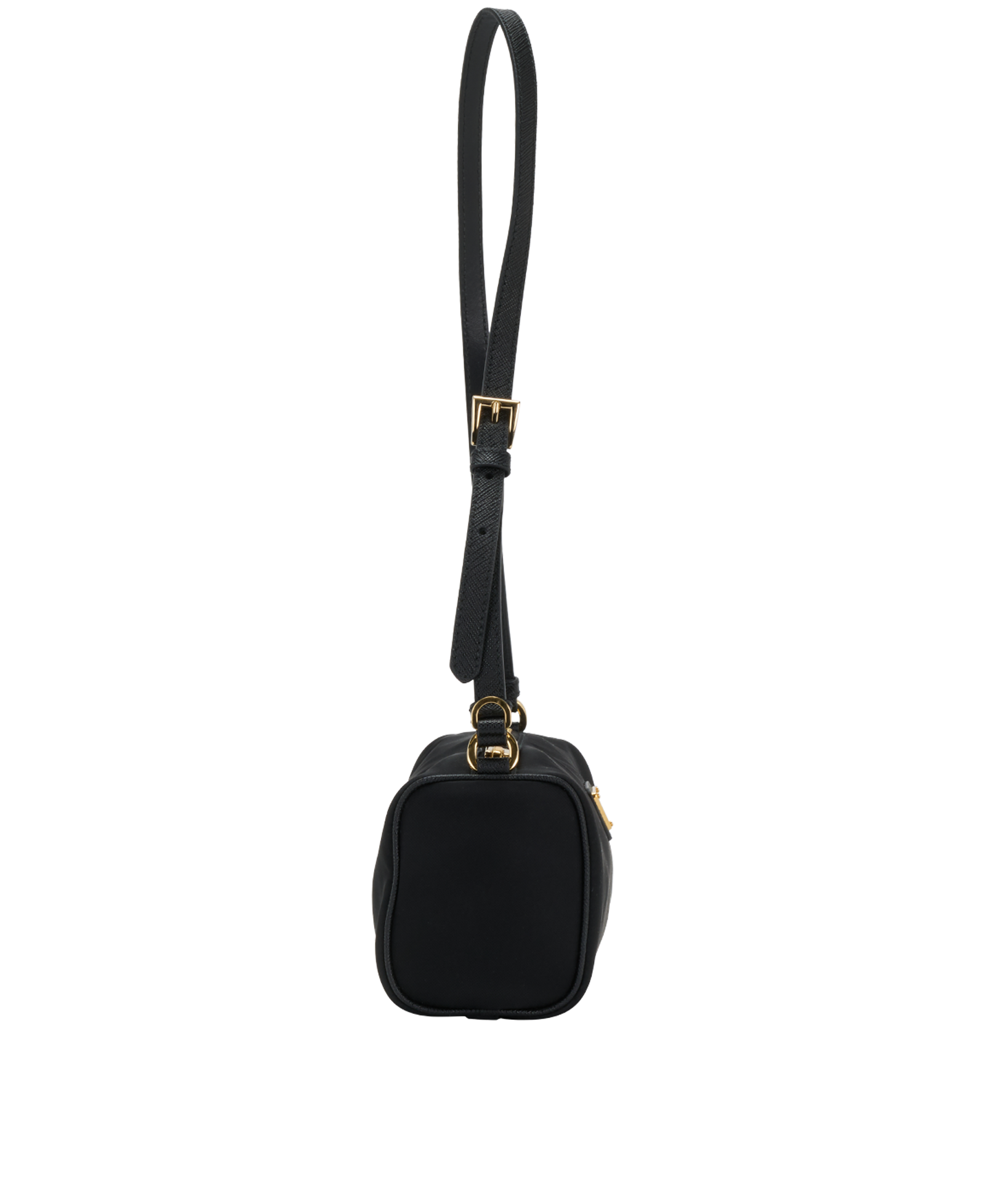 Re-Nylon Pouch, &pound;520, Handbags, Black, Nylon, Side view